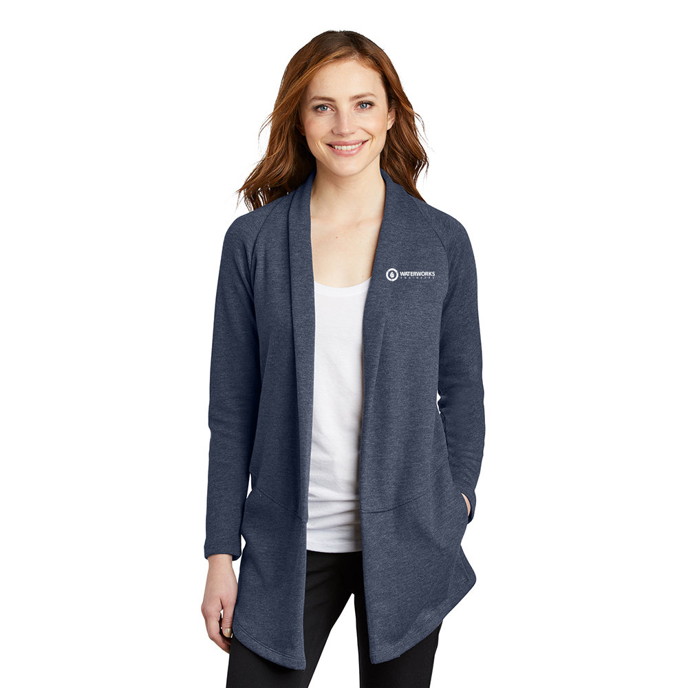 Embroidered Port Authority Ladies Interlock Cardigan Waterworks